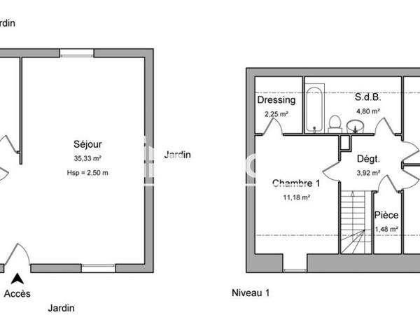 Location Maison 4 pièces 93.32 m² - RESIDENCE SYMPHONIE Monts 37260