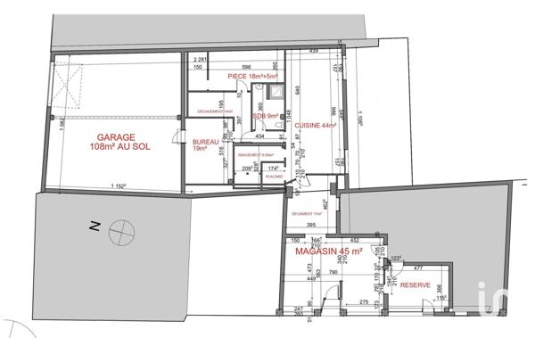 Murs commerciaux  à vendre 300 m² Homécourt