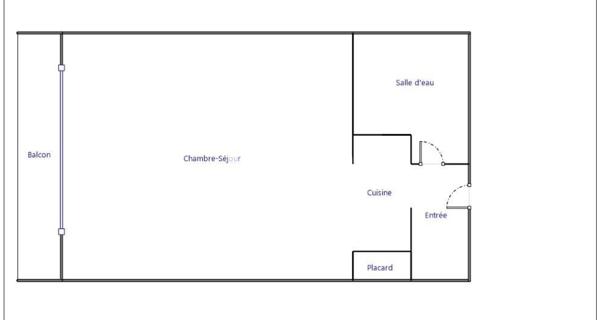 À vendre Studio 21.5 m² - Lyon 69003
