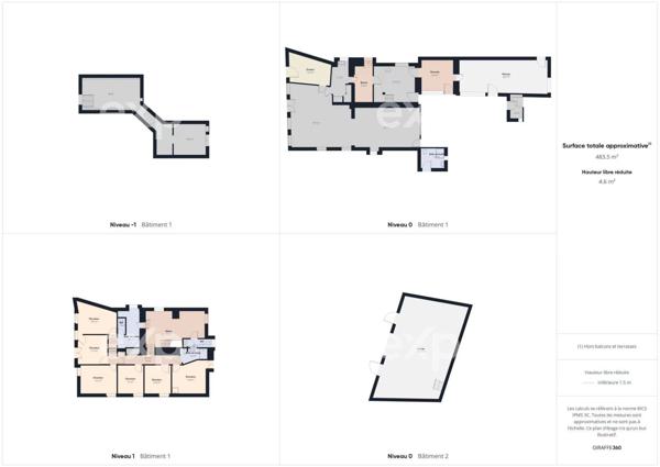 MAISON 10 PIÈCES AVEC TERRASSE GÎTE 6 CHAMBRES