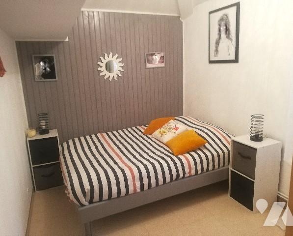 En centre-bourg, jolie maison ancienne avec partie appartement, garages et jardin d'agrément clos