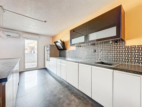 Vente appartement T3  Marseille 13014 Sainte-Marthe terrasse, jardinet, garage, parking