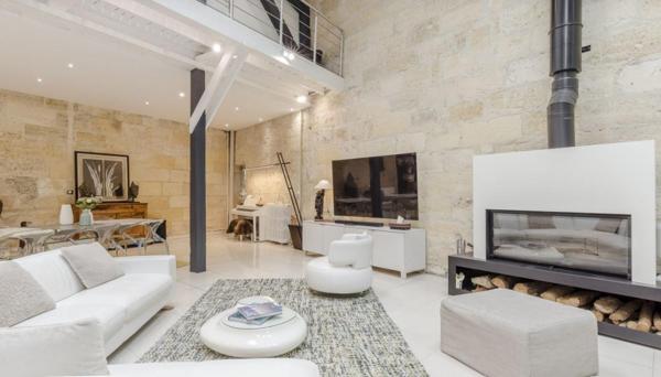 QUARTIER DES CHARTRONS - Maison de pierres "esprit loft"