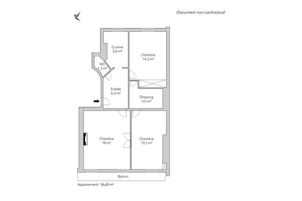 Appartement Paris 17e - TERNES / BAYEN