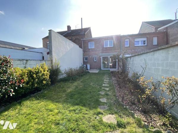 Maison de ville proche Valenciennes Marly secteur Golf type 4 jardin garage