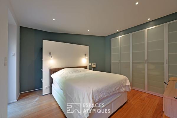 Maison de ville rénovée avec terrasses et garage, quartier Jean-Jaurès