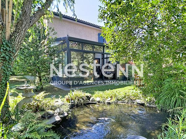 MAISON DE 145 M² ALBIGNY-SUR-SAÔNE AVEC 4 CHAMBRES AVEC JARDIN PAYSAGÉ ET VÉRANDA