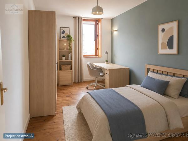 Maison à rénover 103 m², 3 chambres et cour – Amou 40