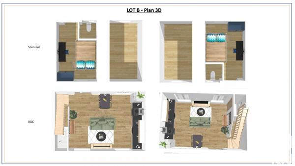Maison à vendre 3 pièces 65 m² Clamart