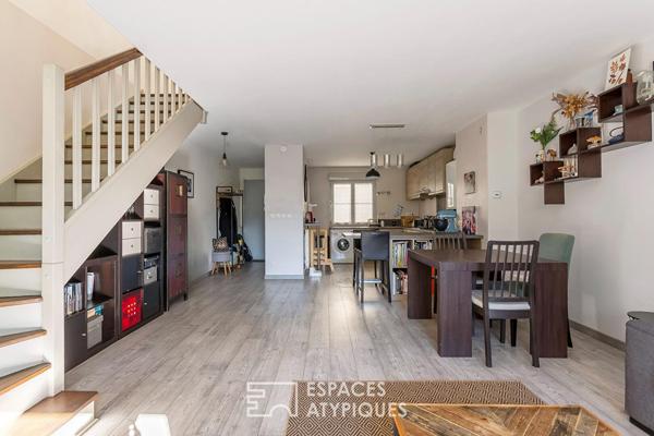 Duplex de caractère esprit loft avec terrasse