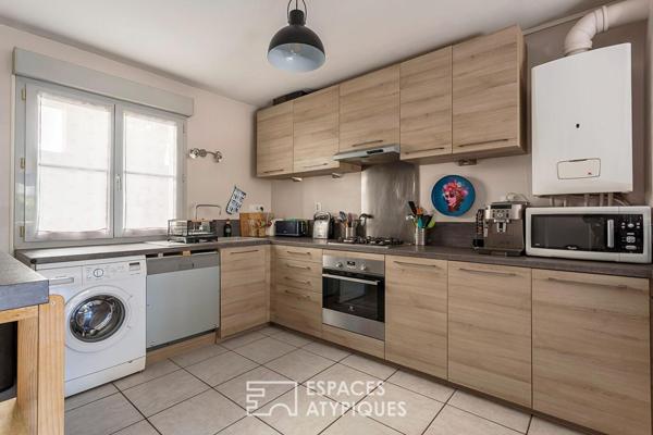 Duplex de caractère esprit loft avec terrasse