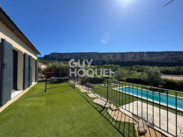 VILLA T4 plain pied avec piscine, vue et garage