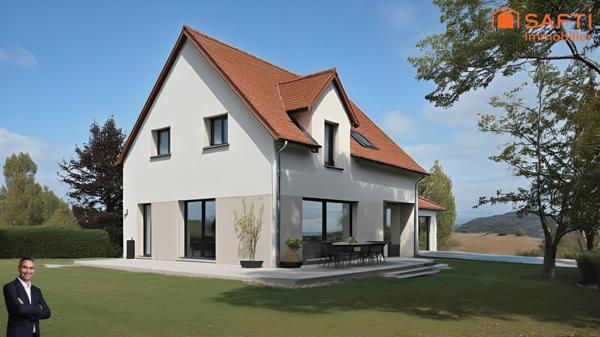 Superbe terrain constructible de 10,93 ares, libre de constructeur et hors lotissement !
