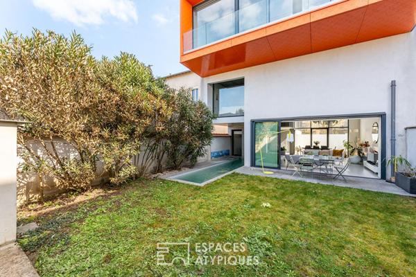 Maison d’architecte avec piscine au coeur de Champagne au Mont d’Or