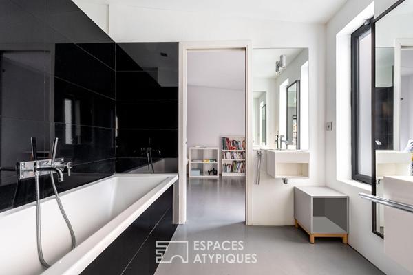 Maison d’architecte avec piscine au coeur de Champagne au Mont d’Or