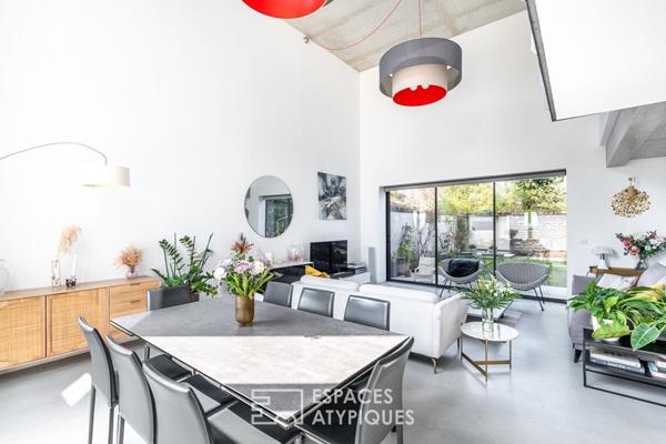 Maison d’architecte avec piscine au coeur de Champagne au Mont d’Or