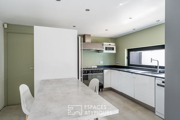 Maison d’architecte avec piscine au coeur de Champagne au Mont d’Or