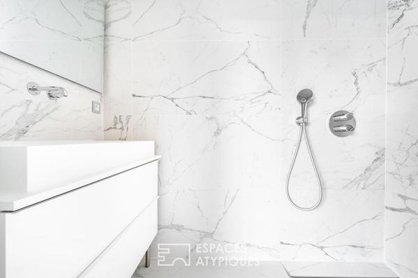 Maison d’architecte avec piscine au coeur de Champagne au Mont d’Or