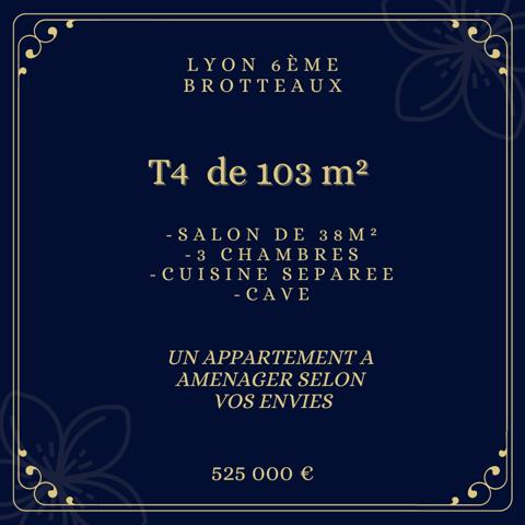 Appartement 4 pièces - 102 m² Exclusivité efficity
