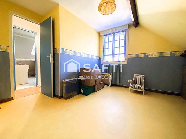 Maison 185 m²  de 8 pièces avec 6 chambres, jardin, terrasse et sous-sol complet