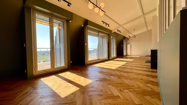 Rooftop - Résidence de standing - plein centere - 119 m² - La Roche-sur-Yon- Double balcon + garage + cave