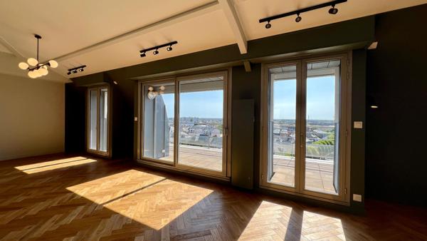 Rooftop - Résidence de standing - plein centere - 119 m² - La Roche-sur-Yon- Double balcon + garage + cave