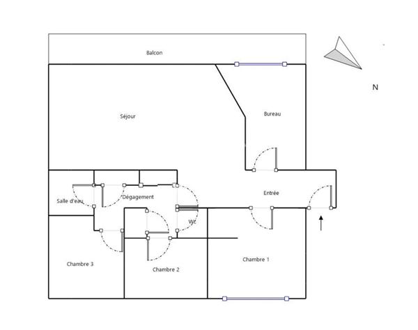 T5 Généreux 4 Chambres Vue dégagée Parking Calme et Volume