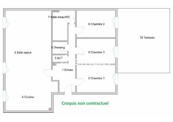 Appartement
         4 pièces
        - 100 m² Exclusivité 695 000 € *