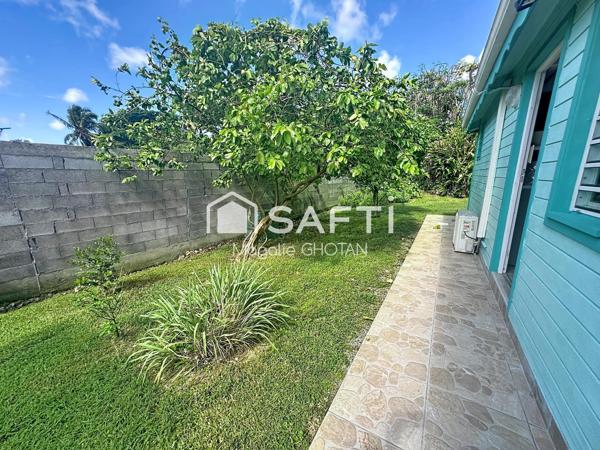 Chaleureuse villa et piscine sur un terrain de 890m2 à Anse Bertrand