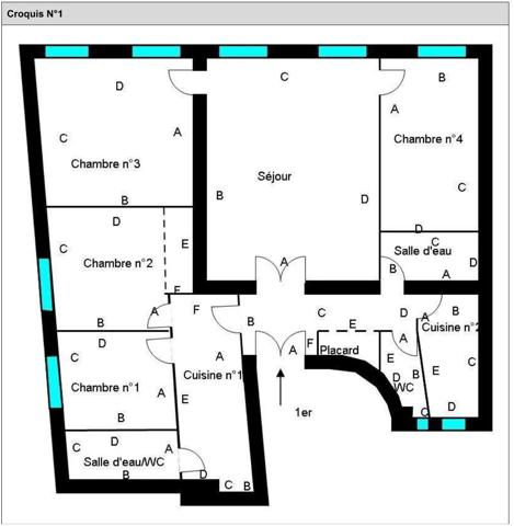 Vente                                                      Appartement
                        
                     5 pièces                      88 m2                     à Paris 10