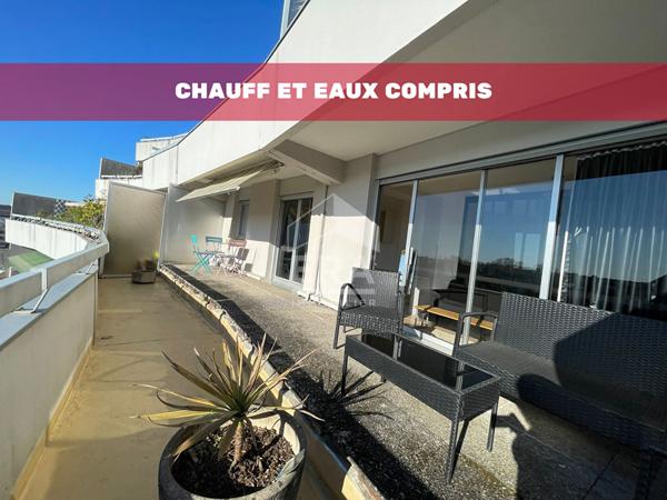 ORLEANS - QUARTIER DUNOIS - Studio meublé 36 m2 avec terrasse - chauff. et eaux inclus