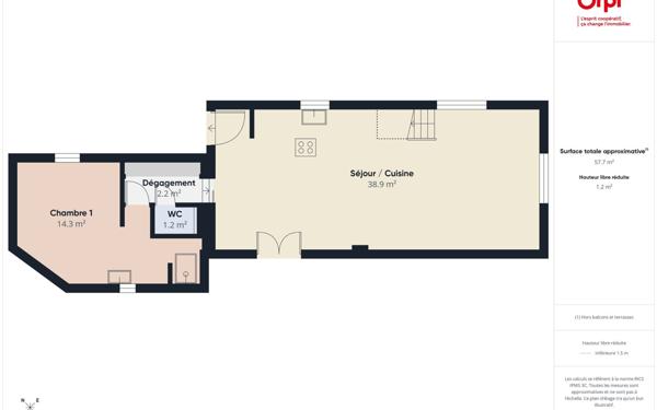 Maison à vendre    4 pièces • 96,22 m2 Les Marches