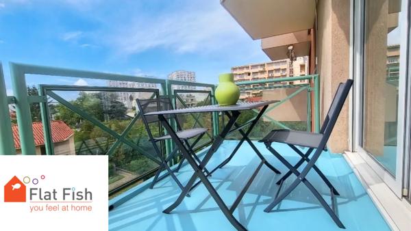 Lyon (69008) EXCLUSIVITÉ – T4 TRAVERSANT – 2 BALCONS avec GARAGE DOUBLE – CAVE – LYON 8e