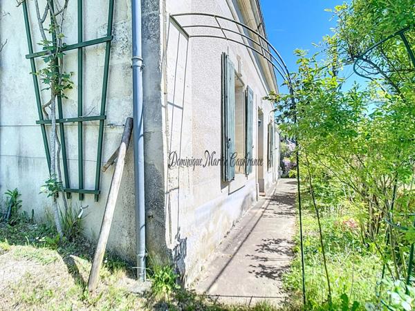 LOIR ET CHER (41)-VILLEDIEU LE CHATEAU, Maison à vendre 136m²-4 pièces- terrasse- dépendances-jardin-cour-mare