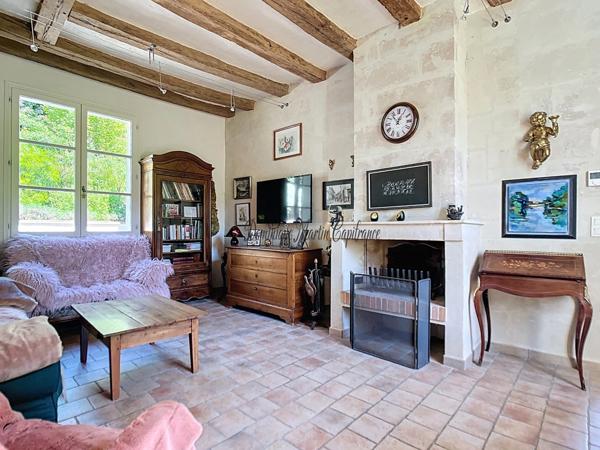 LOIR ET CHER (41)-VILLEDIEU LE CHATEAU, Maison à vendre 136m²-4 pièces- terrasse- dépendances-jardin-cour-mare