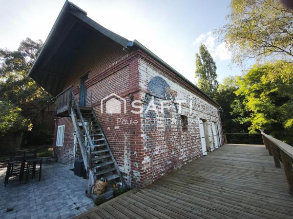 SAINT-SAIRE – Maison de caractère en brique sur 1 hectare boisé
