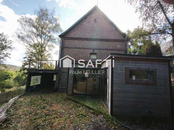 SAINT-SAIRE – Maison de caractère en brique sur 1 hectare boisé