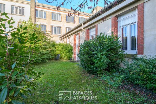 Rez-de-jardin dans les anciens Moulins de Paris