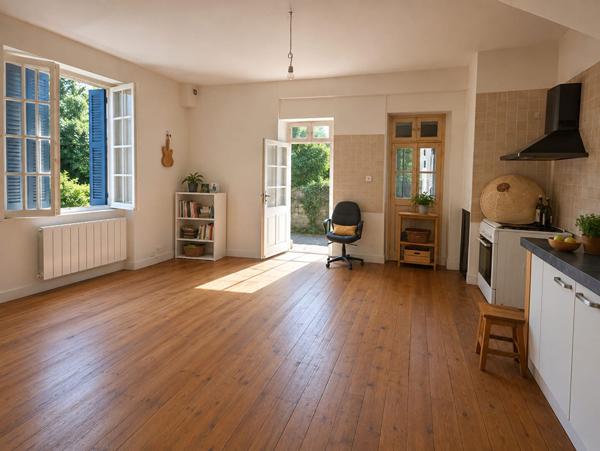 Maison de ville dans Figeac, divisible en deux appartements