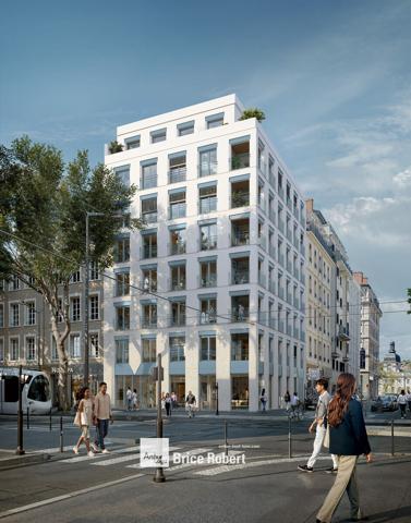 Bureaux neufs à vendre ou à louer à Lyon 3ème avec terrasses privatives