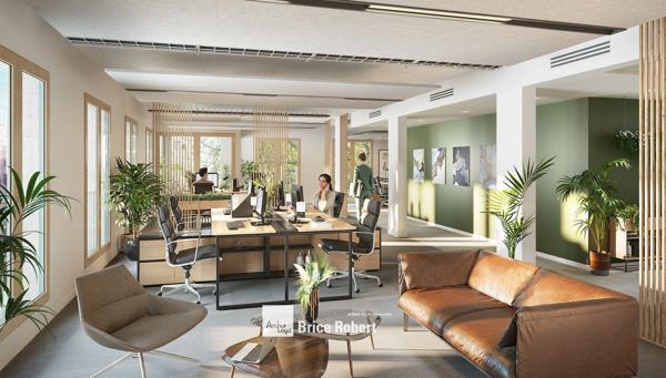 Bureaux neufs à vendre ou à louer à Lyon 3ème avec terrasses privatives