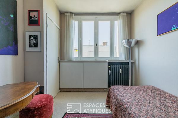 Appartement d’artiste avec terrasse et vues