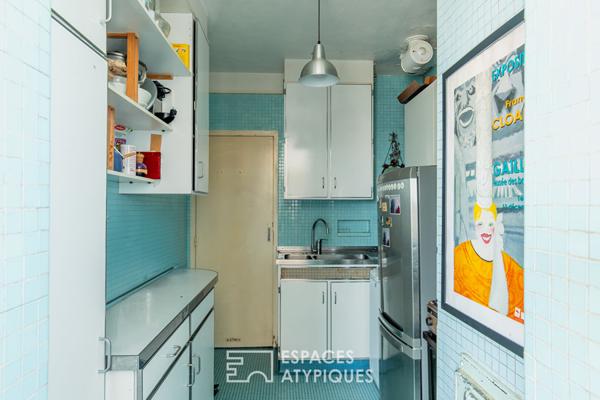 Appartement d’artiste avec terrasse et vues