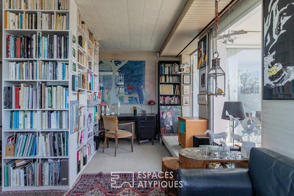 Appartement d’artiste avec terrasse et vues