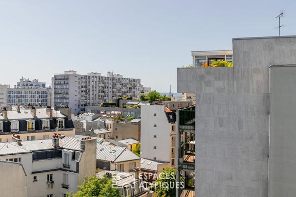 Appartement d’artiste avec terrasse et vues