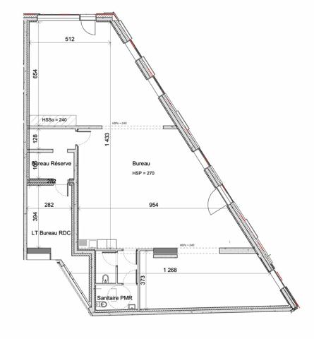 BUREAUX location à LE HAVRE 76600