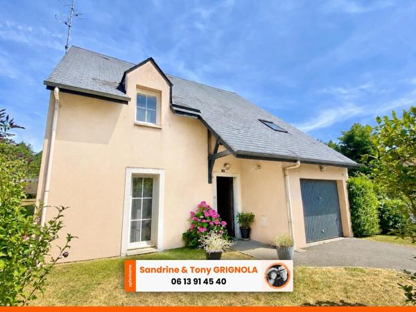 MAISON FAMILIALE – 113 m² – 4 CHAMBRES – JARDIN – GARAGE – GLOS (14100)