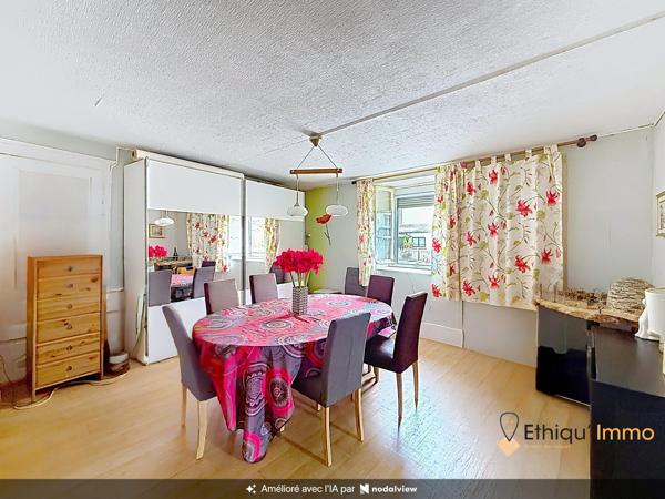 Maison de 125 m² – 3 chambres, dépendances et jardin clos – Travaux à prévoir