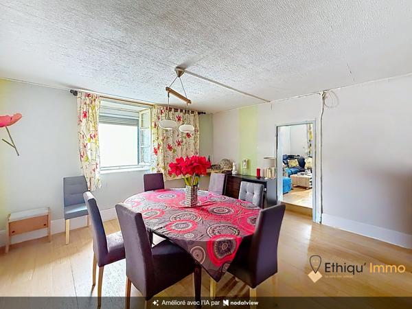 Maison de 125 m² – 3 chambres, dépendances et jardin clos – Travaux à prévoir