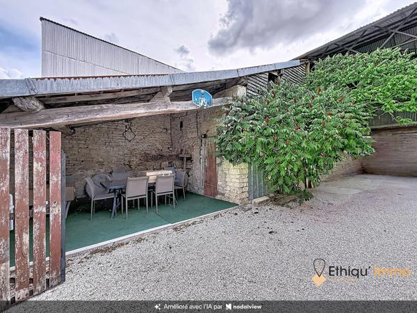 Maison de 125 m² – 3 chambres, dépendances et jardin clos – Travaux à prévoir